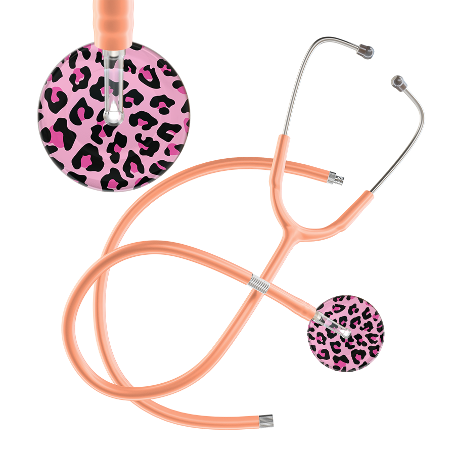 Leopard Pattern Stethoscope - Leopard Print
