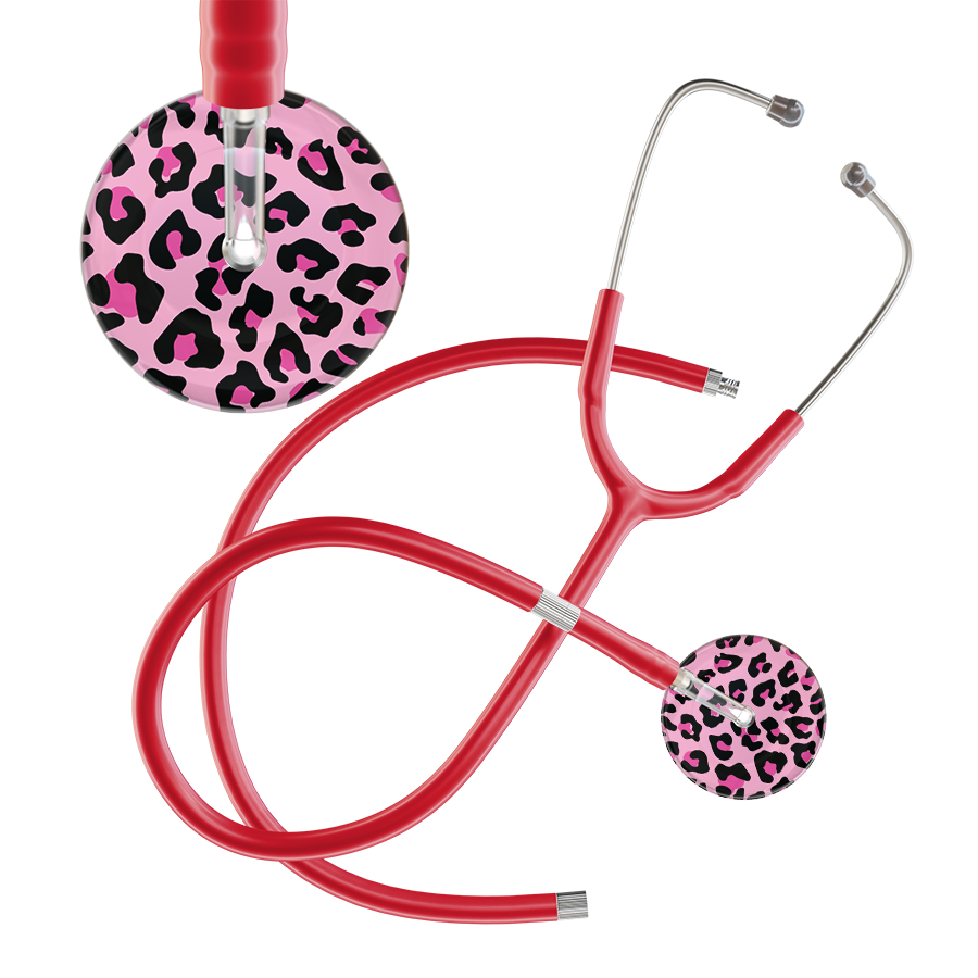 Leopard Pattern Stethoscope - Leopard Print