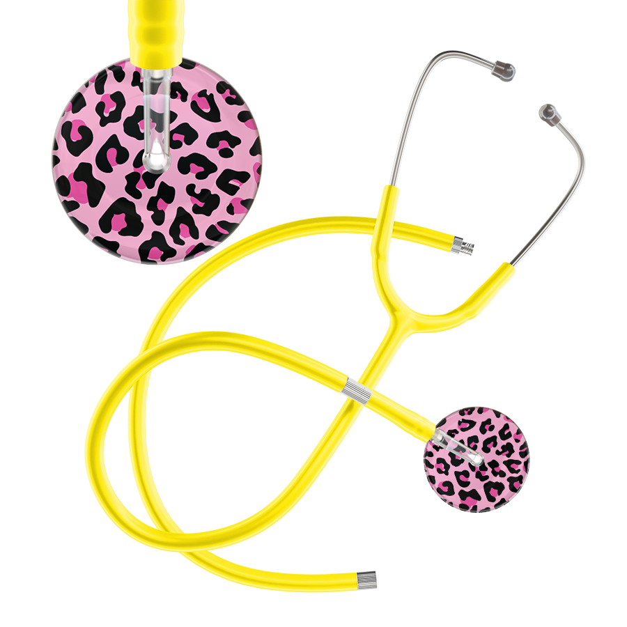 Leopard Pattern Stethoscope - Leopard Print