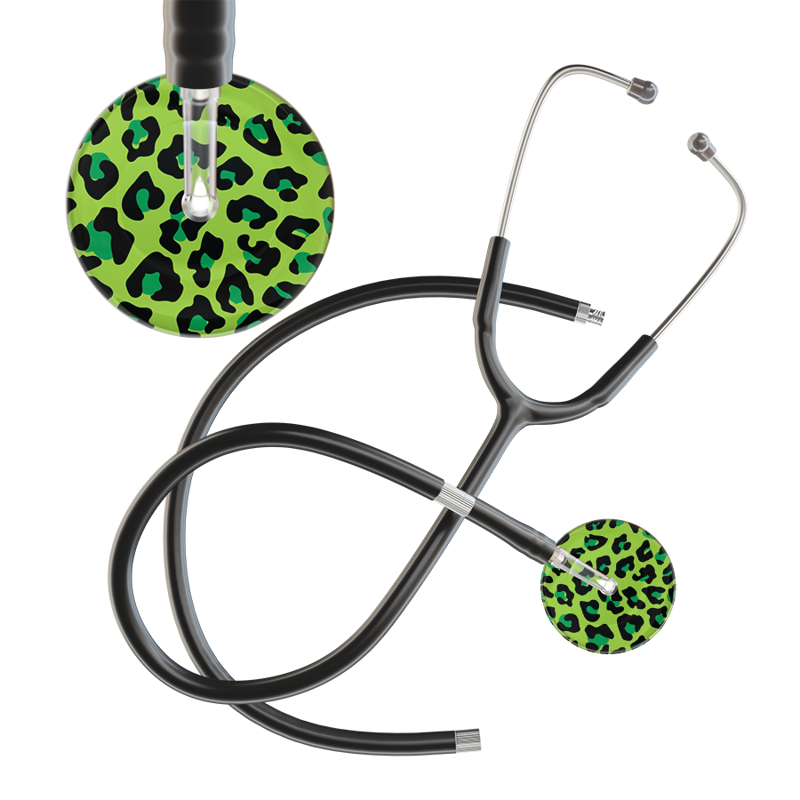 Leopard Pattern Stethoscope - Leopard Print