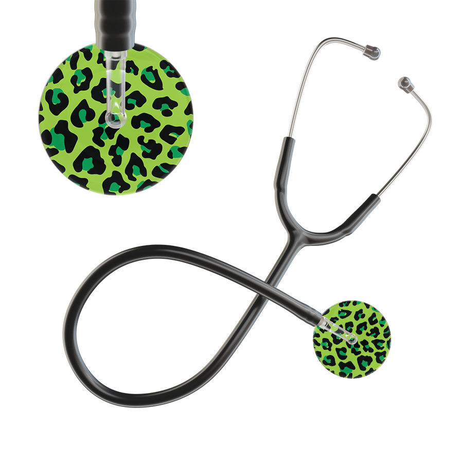 Leopard Pattern Stethoscope - Leopard Print