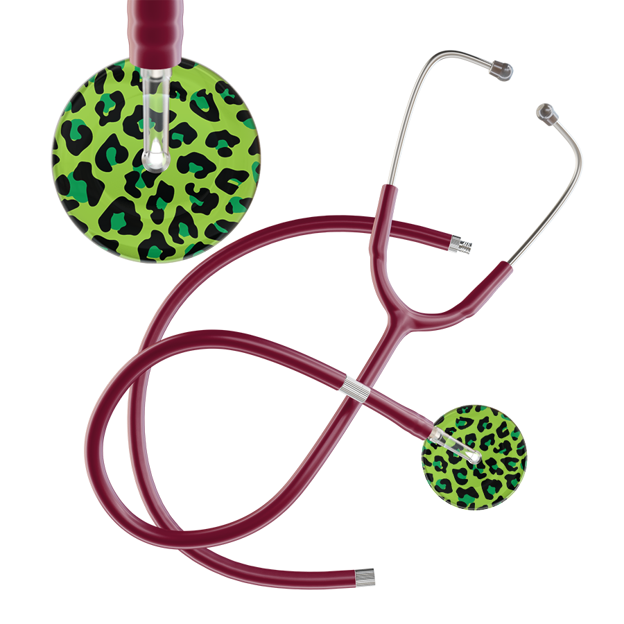 Leopard Pattern Stethoscope - Leopard Print