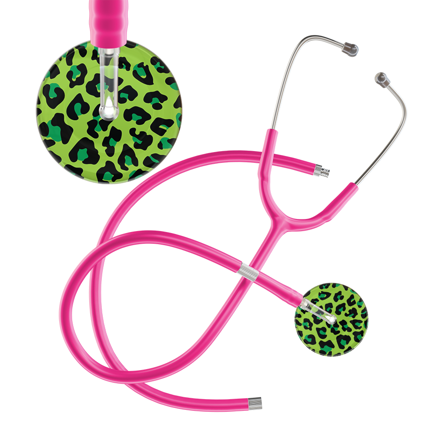Leopard Pattern Stethoscope - Leopard Print