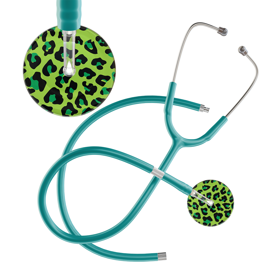 Leopard Pattern Stethoscope - Leopard Print