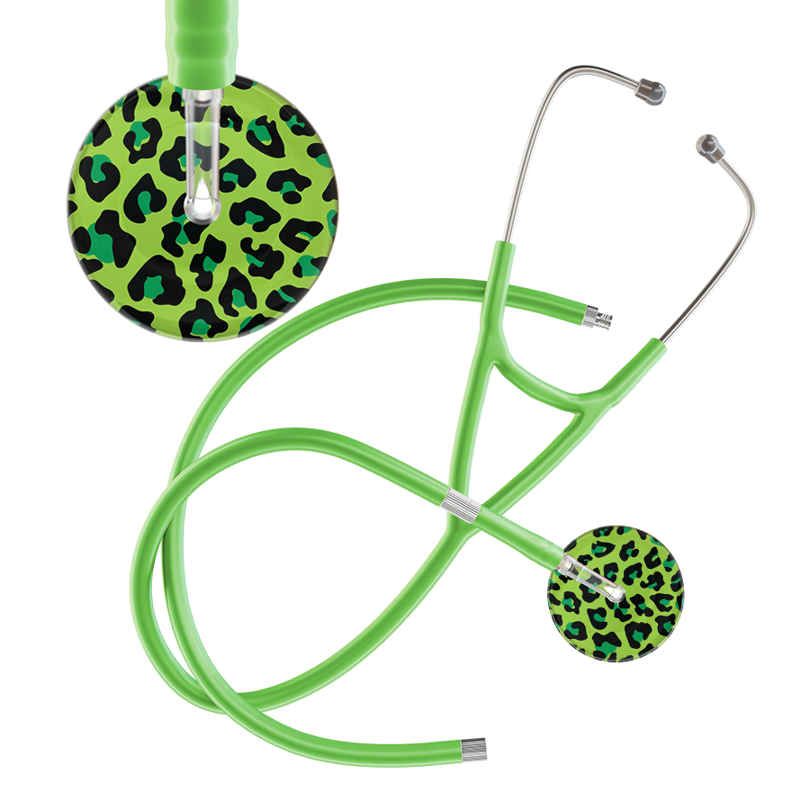 Leopard Pattern Cardiology Stethoscope - Leopard Print