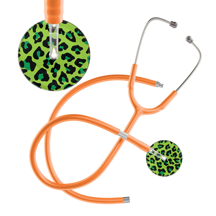 Leopard Pattern Stethoscope - Leopard Print
