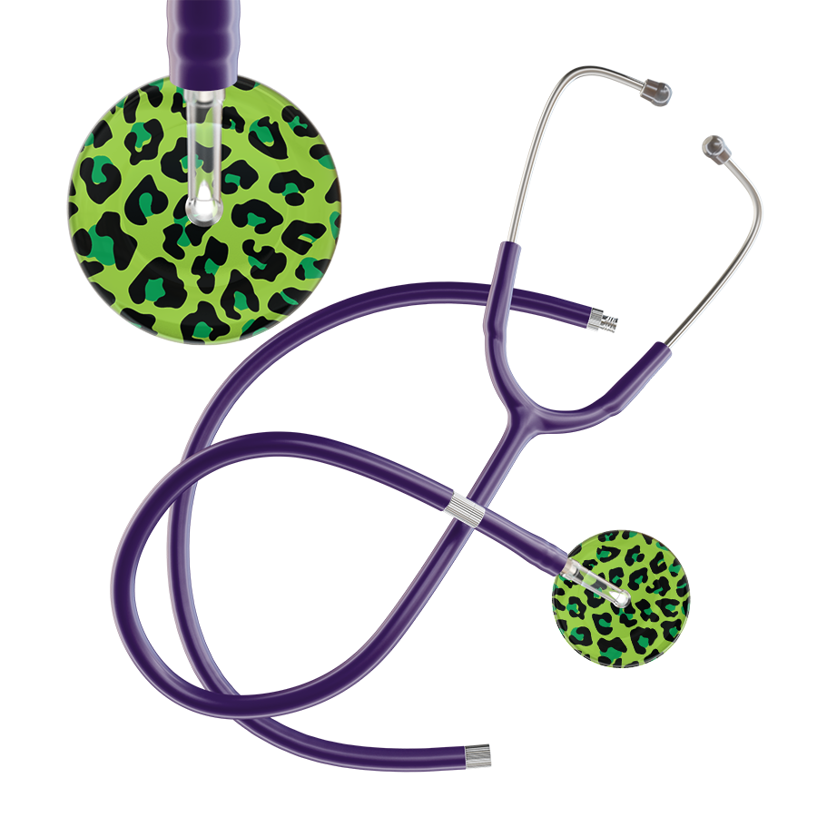 Leopard Pattern Stethoscope - Leopard Print