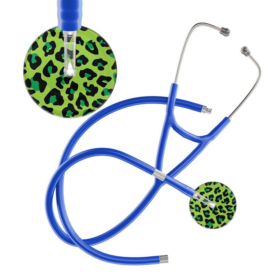 Leopard Pattern Cardiology Stethoscope - Leopard Print