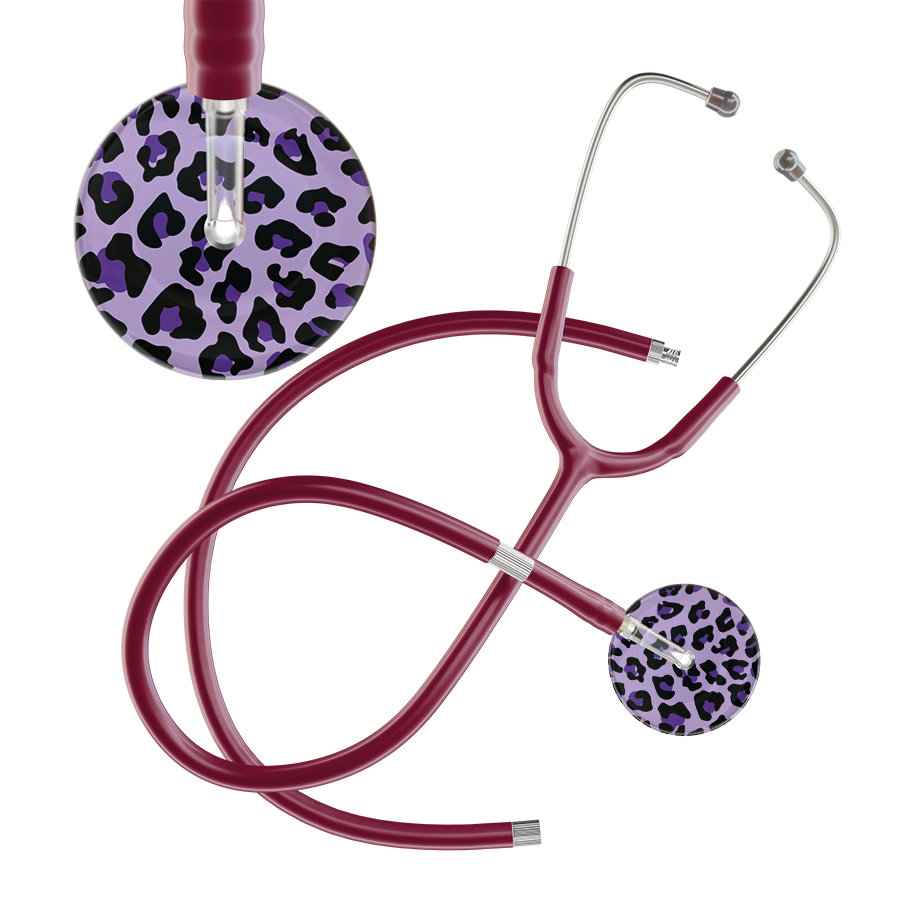 Leopard Pattern Stethoscope - Leopard Print