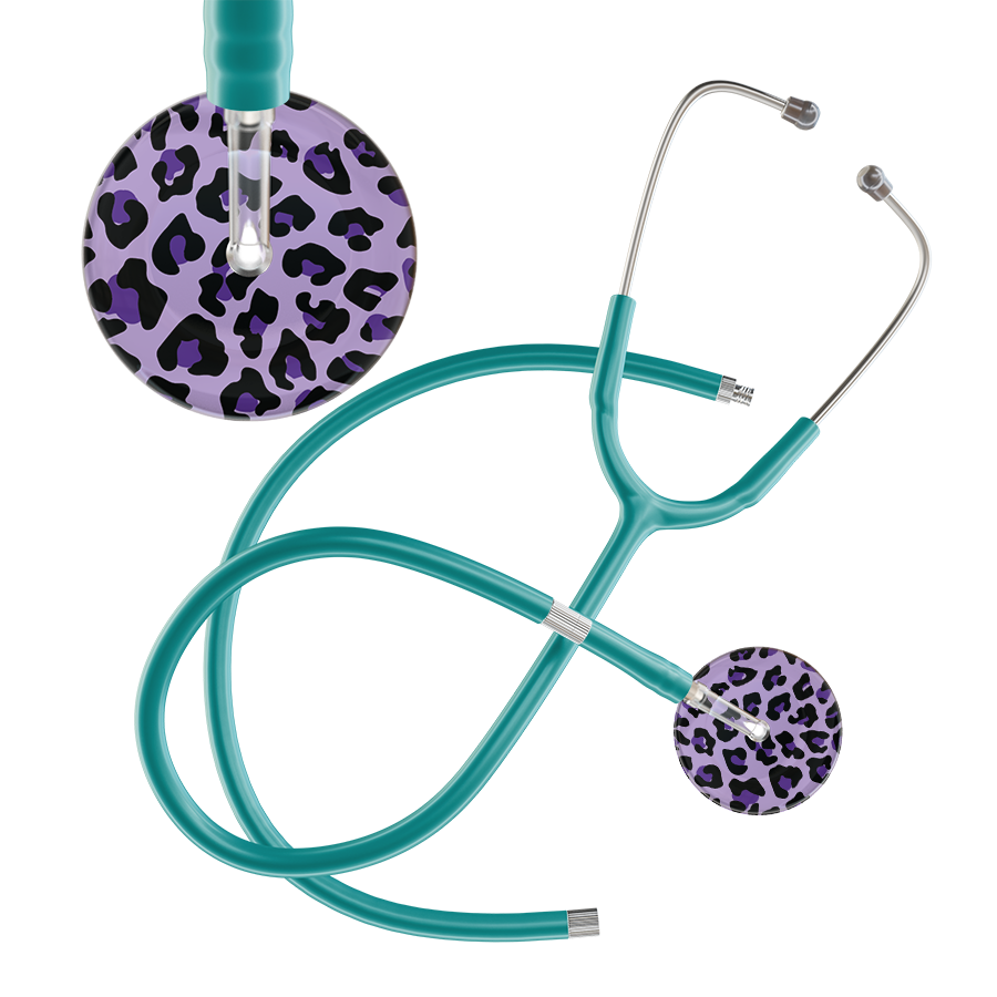 Leopard Pattern Stethoscope - Leopard Print