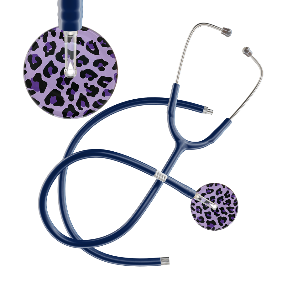 Leopard Pattern Stethoscope - Leopard Print