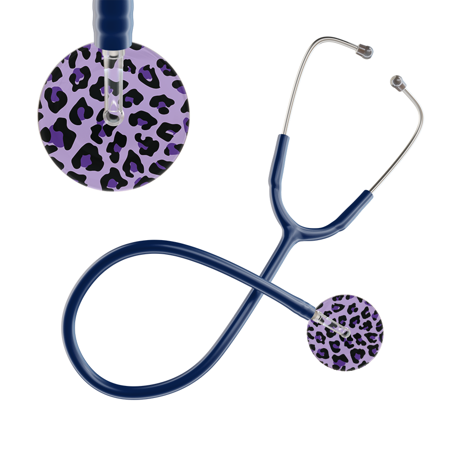 Leopard Pattern Stethoscope - Leopard Print