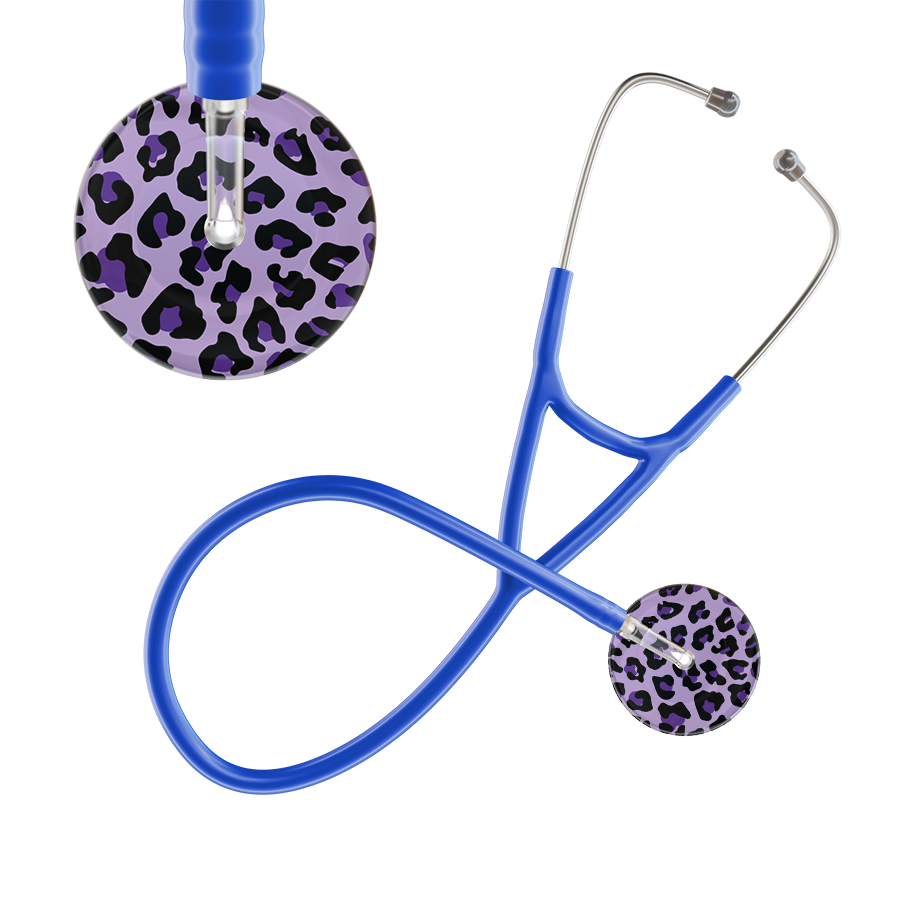 Leopard Pattern Cardiology Stethoscope - Leopard Print