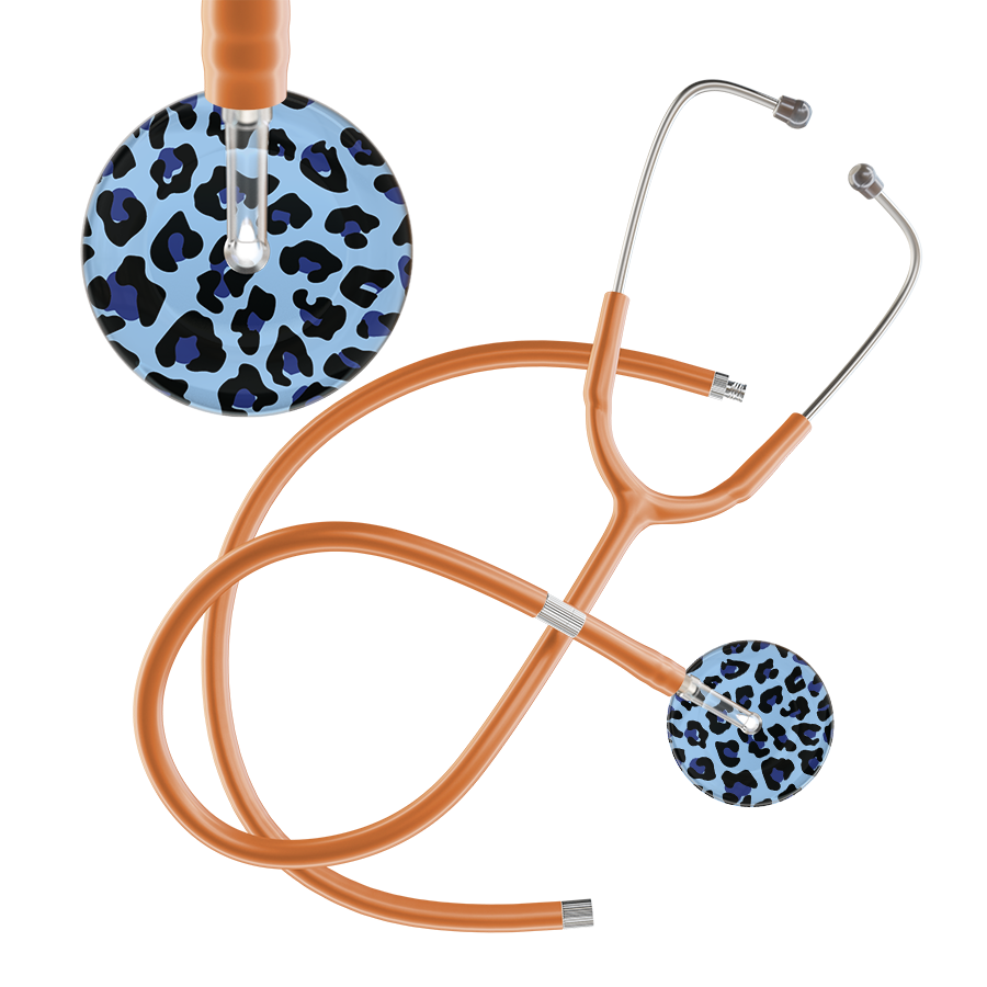 Leopard Pattern Stethoscope - Leopard Print