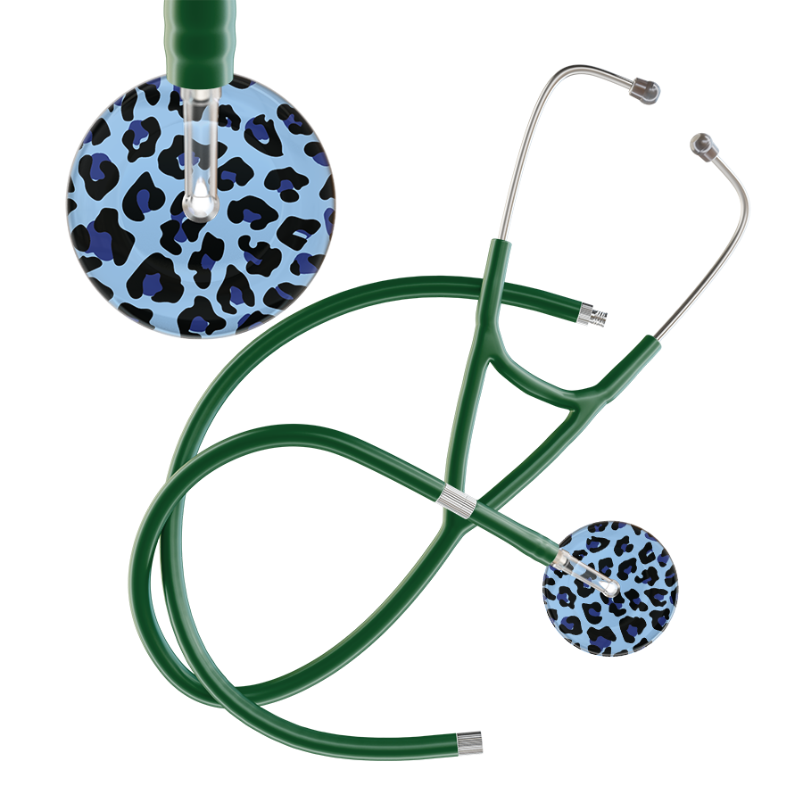 Leopard Pattern Cardiology Stethoscope - Leopard Print