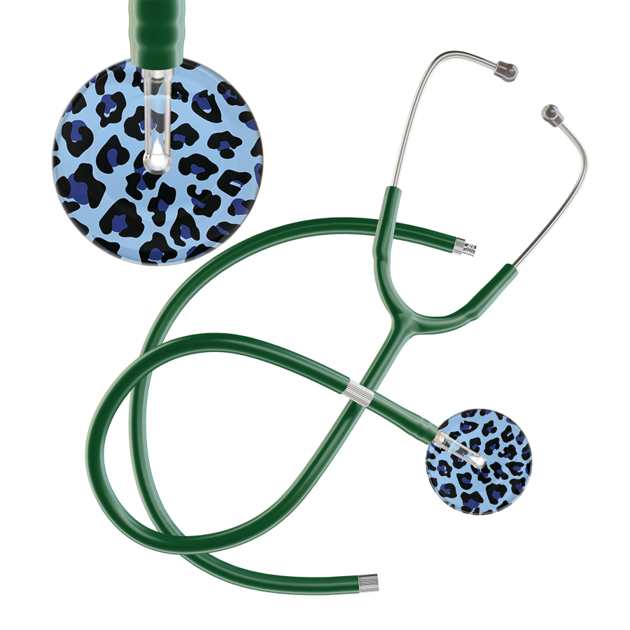 Leopard Pattern Stethoscope - Leopard Print