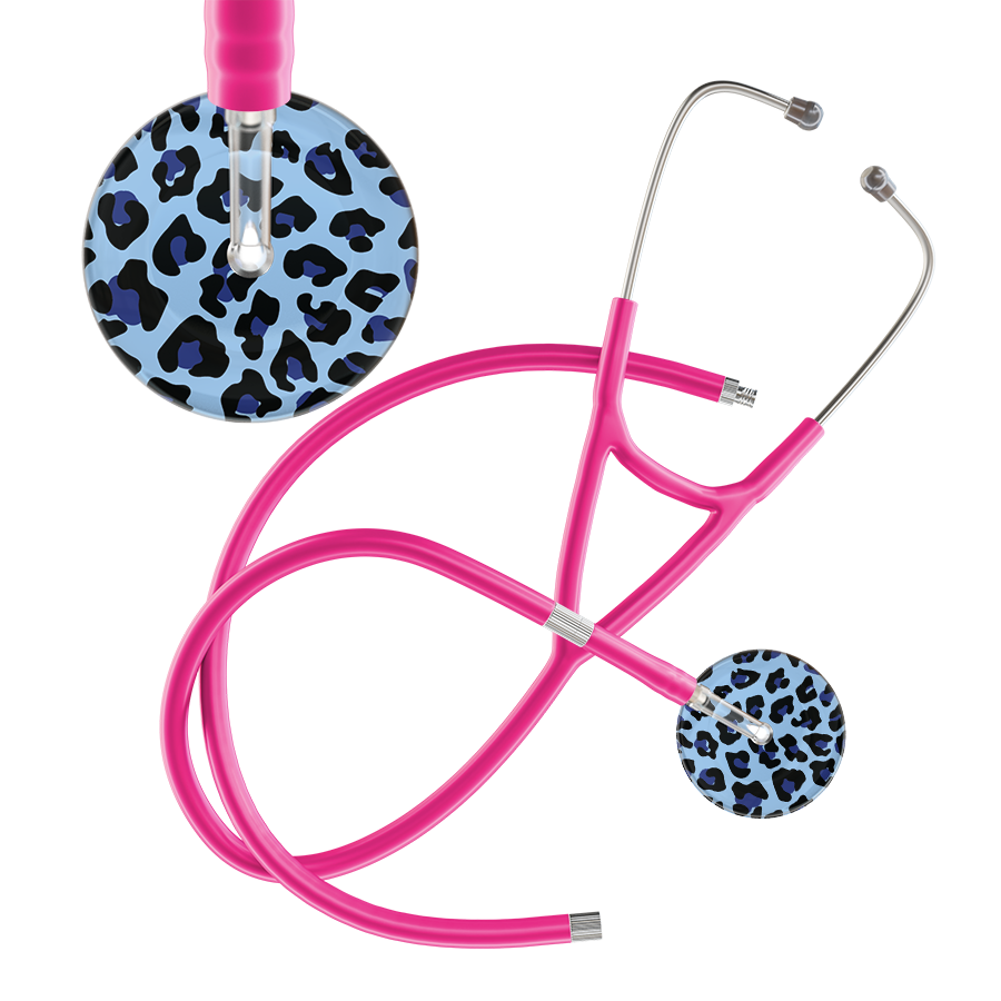 Leopard Pattern Cardiology Stethoscope - Leopard Print