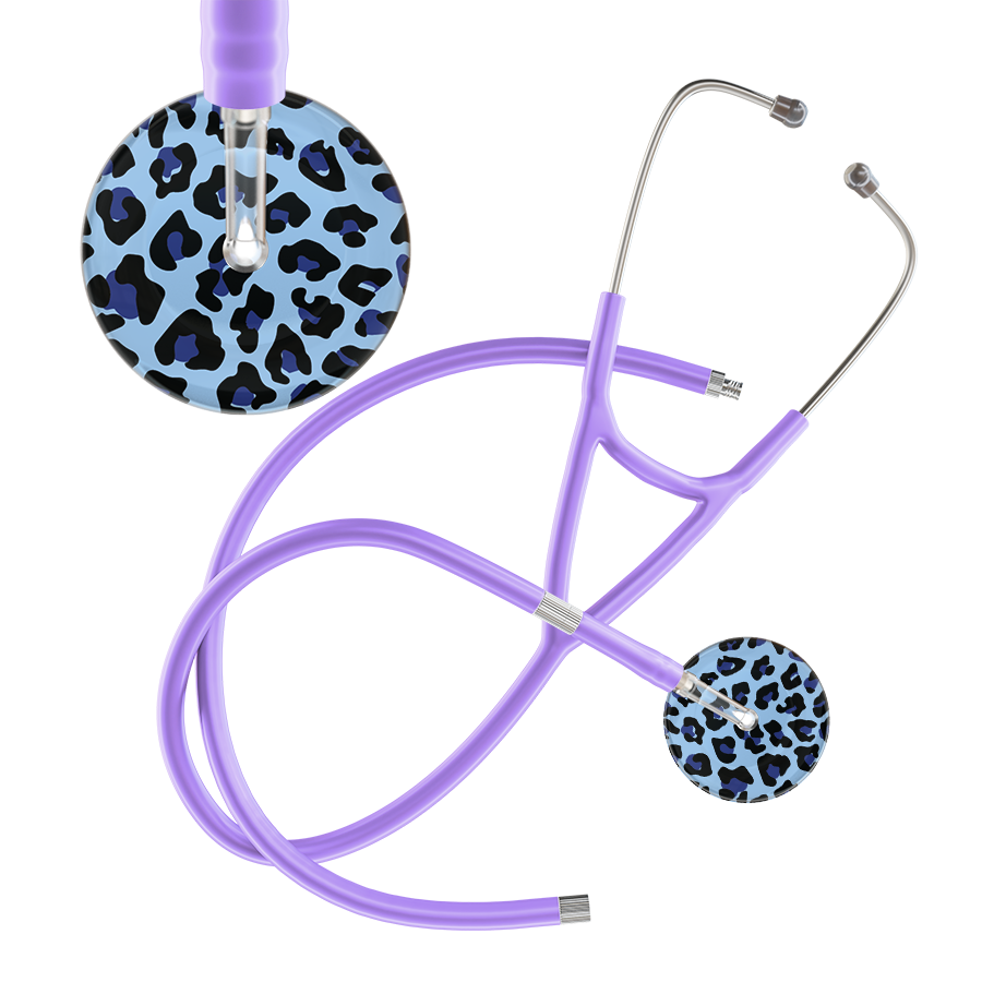 Leopard Pattern Cardiology Stethoscope - Leopard Print