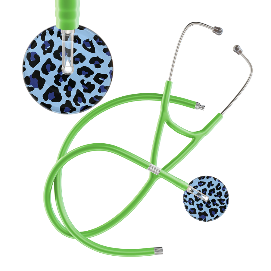 Leopard Pattern Cardiology Stethoscope - Leopard Print
