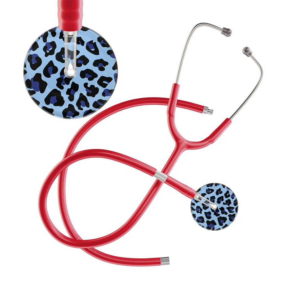 Leopard Pattern Stethoscope - Leopard Print