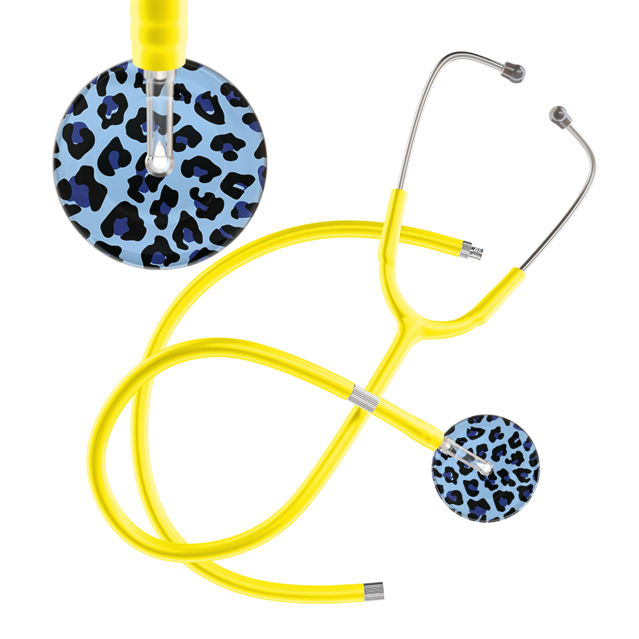 Leopard Pattern Stethoscope - Leopard Print