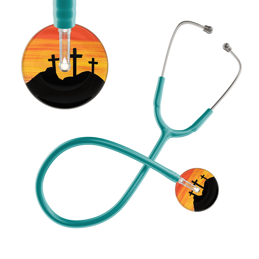 Ultrascope Single Stethoscope 3 Crosses Orange / Adult / Jade 3 Crosses Stethoscope