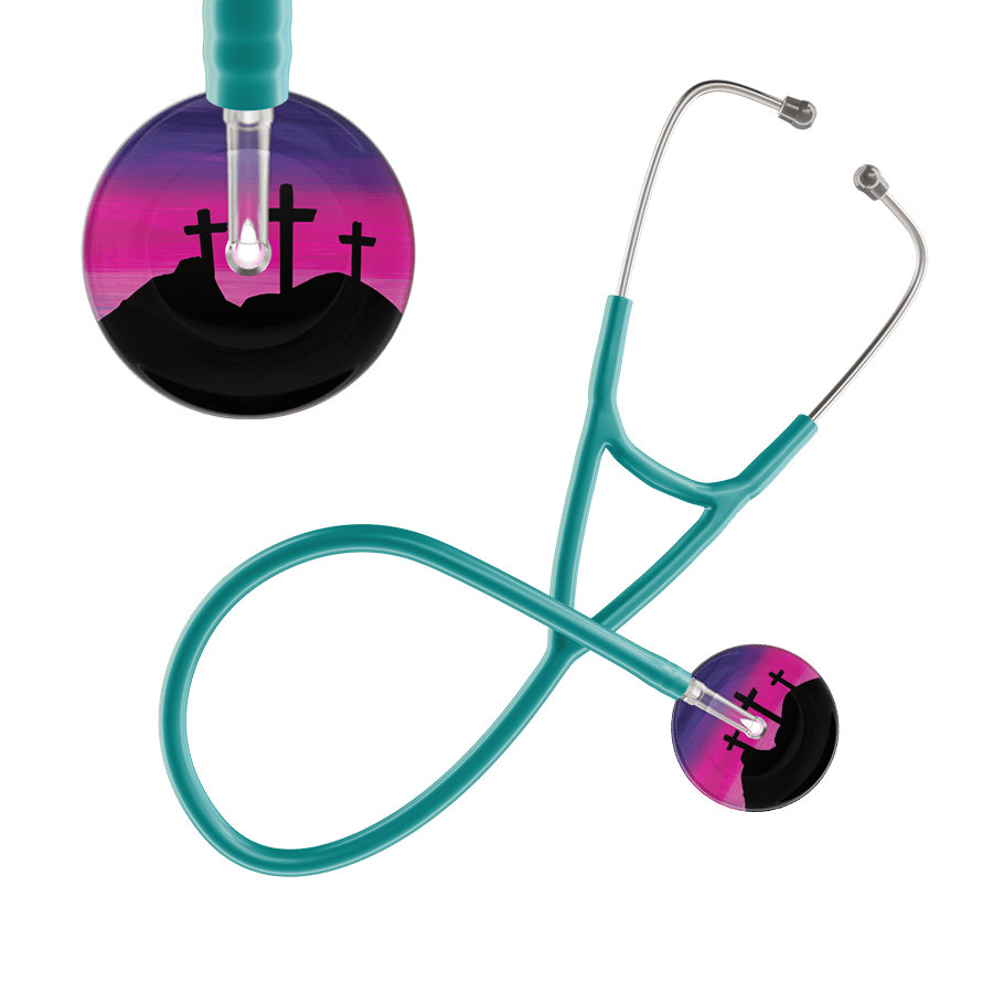 Ultrascope Single Stethoscope 3 Crosses Purple / Adult / Jade 3 Crosses Cardiology Stethoscope