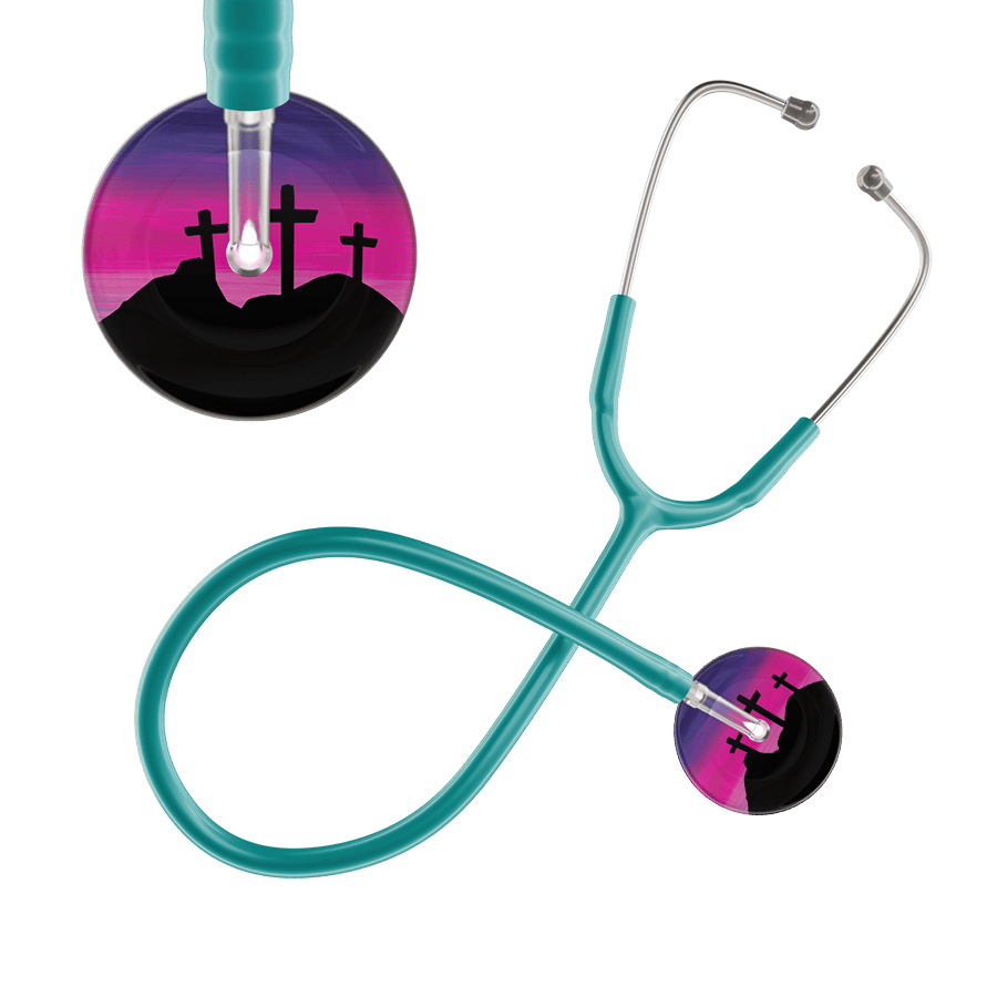 Ultrascope Single Stethoscope 3 Crosses Purple / Adult / Jade 3 Crosses Stethoscope