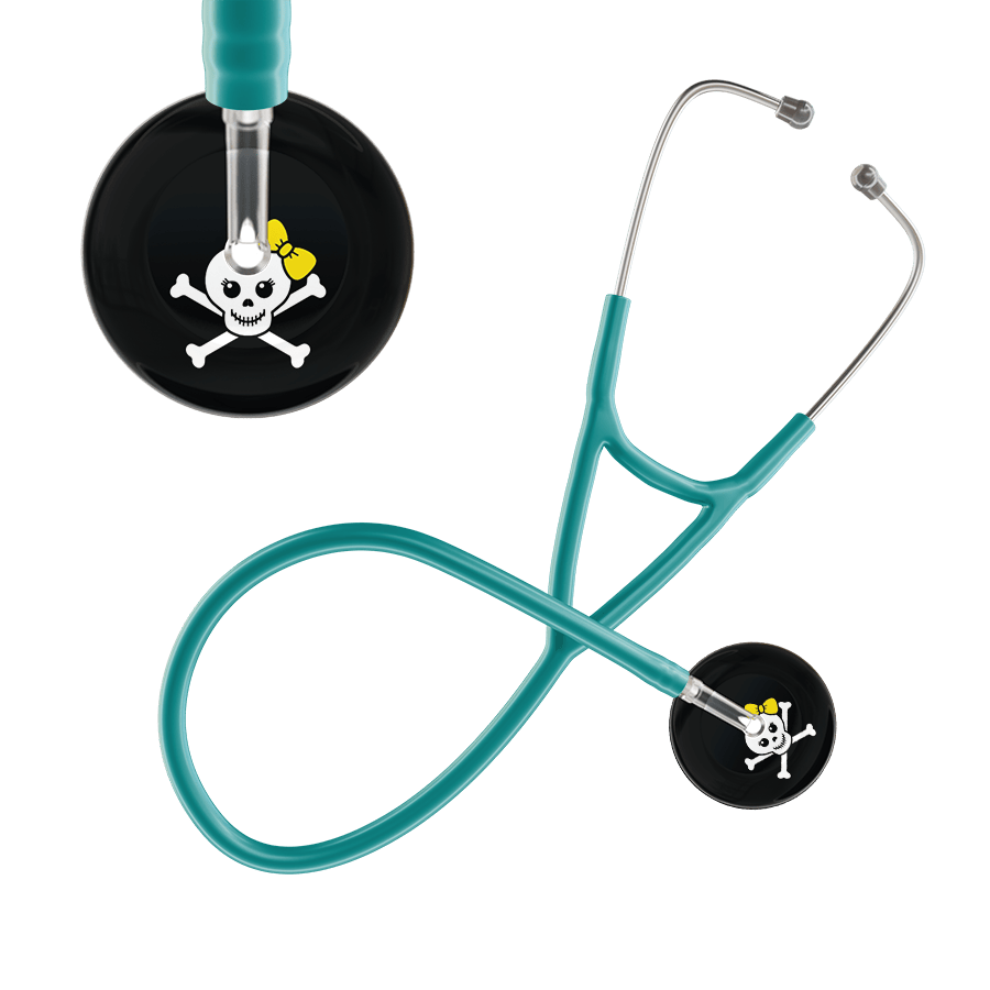 Ultrascope Single Stethoscope Cute Skull Cardiology Stethoscope