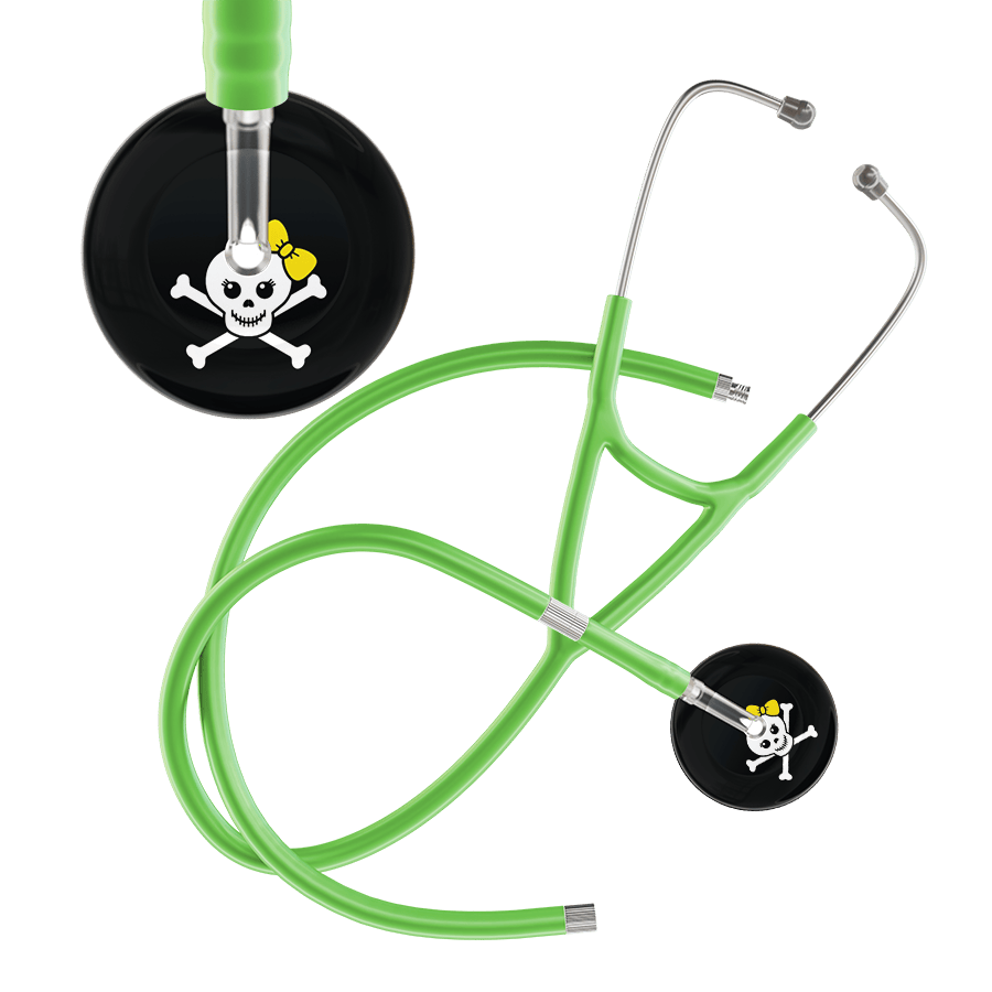 Ultrascope Single Stethoscope Cute Skull Cardiology Stethoscope