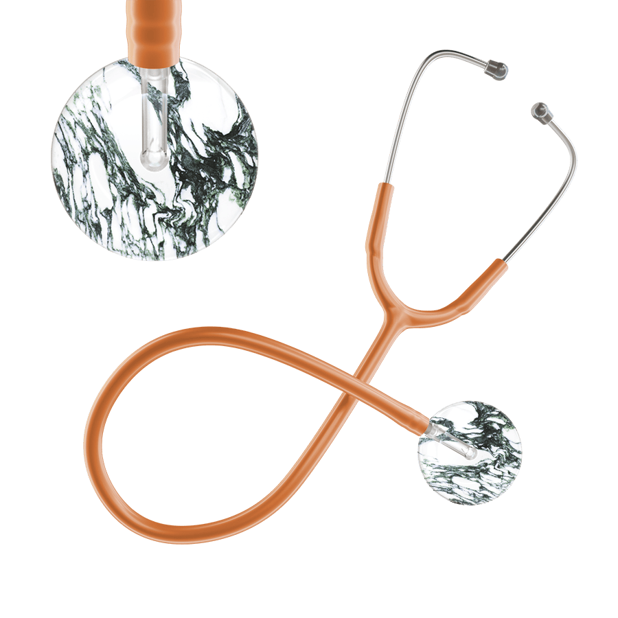 Ultrascope Single Stethoscope Multi Color Marble / Adult / Caramel Marble Stethoscope