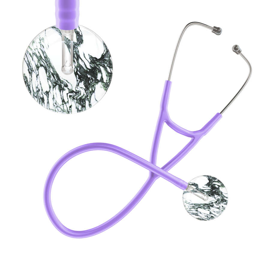 Ultrascope Single Stethoscope Multi Color Marble / Adult / Lavender Marble Cardiology Stethoscope