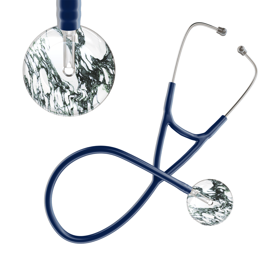 Ultrascope Single Stethoscope Multi Color Marble / Adult / Navy Marble Cardiology Stethoscope