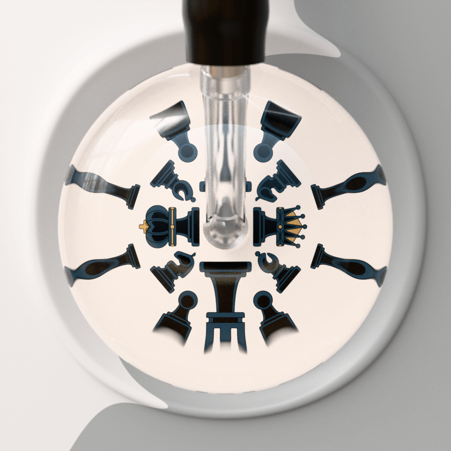 Ultrascope Single Stethoscope Chess Design