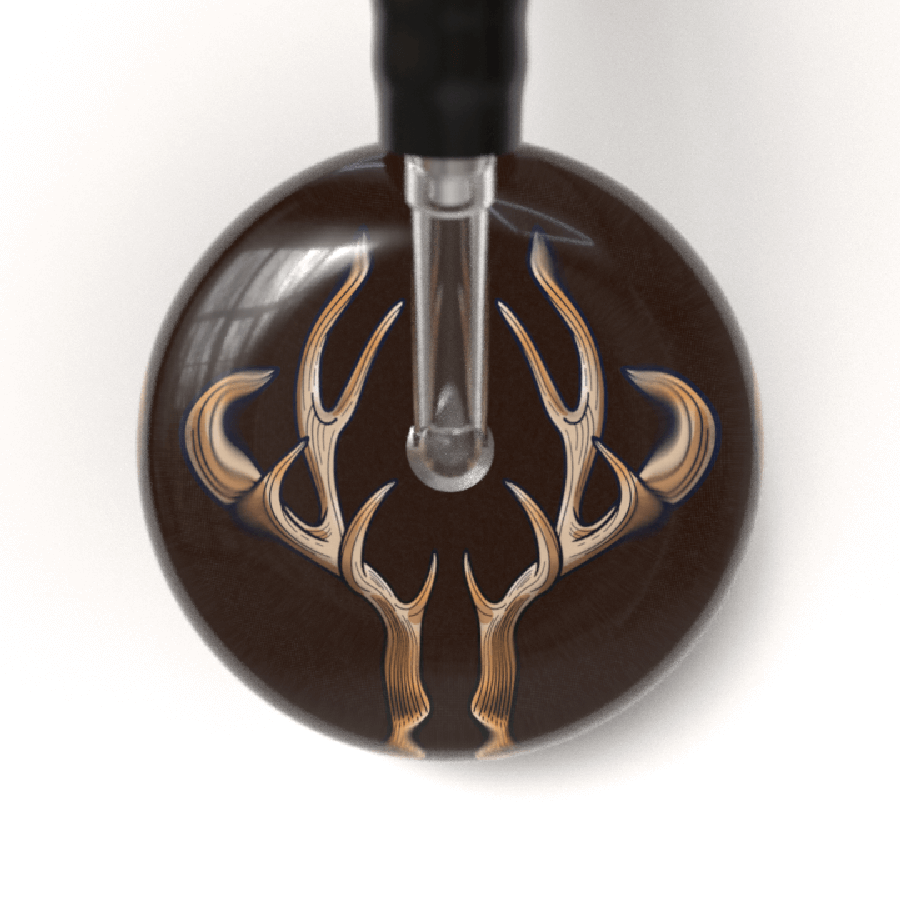 Ultrascope Single Stethoscope Antlers - Deer Design Stethoscope