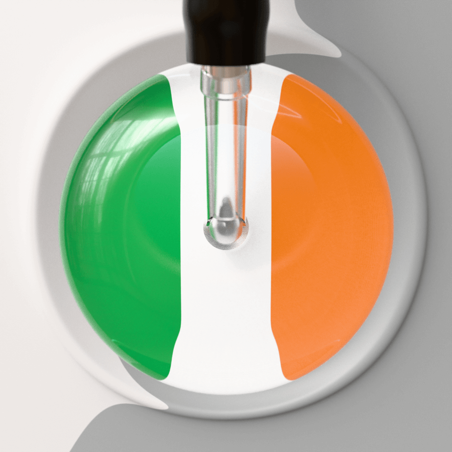 Ultrascope Single Stethoscope Irish Tricolour - Flag of Ireland Stethoscope