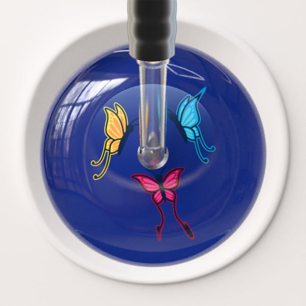 Ultrascope Single Stethoscope Dark Butterflies Cardiology Stethoscope