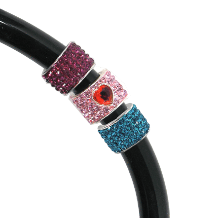 Ultrascope Charm Purple Ribbon Stethoscope Charm