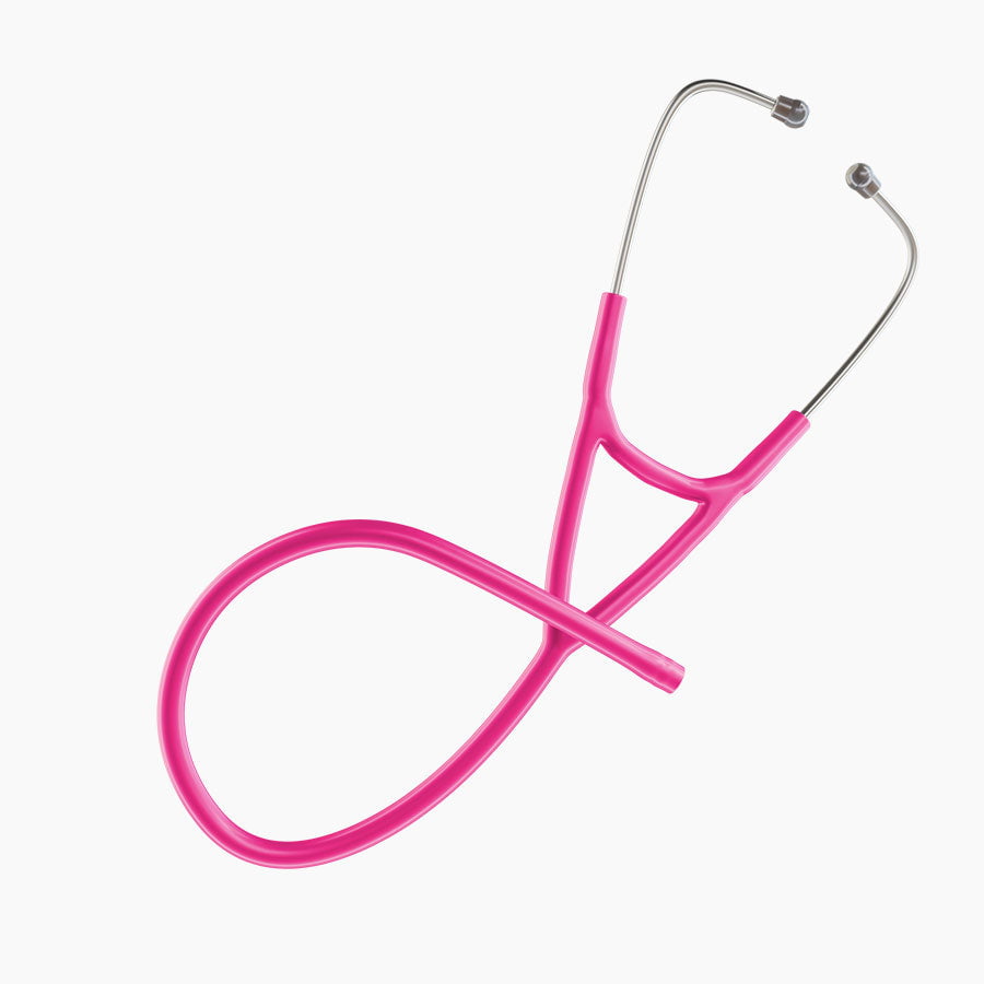 Ultrascope Stethoscope Tubing Cardiology / Single Stethoscope Hot Pink Tubing Set