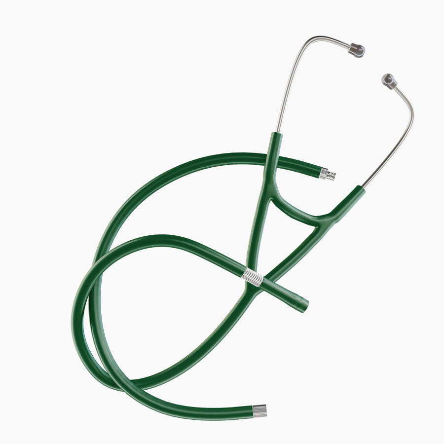 Ultrascope Stethoscope Tubing Cardiology / Extended Stethoscope Hunter Green Tubing Set