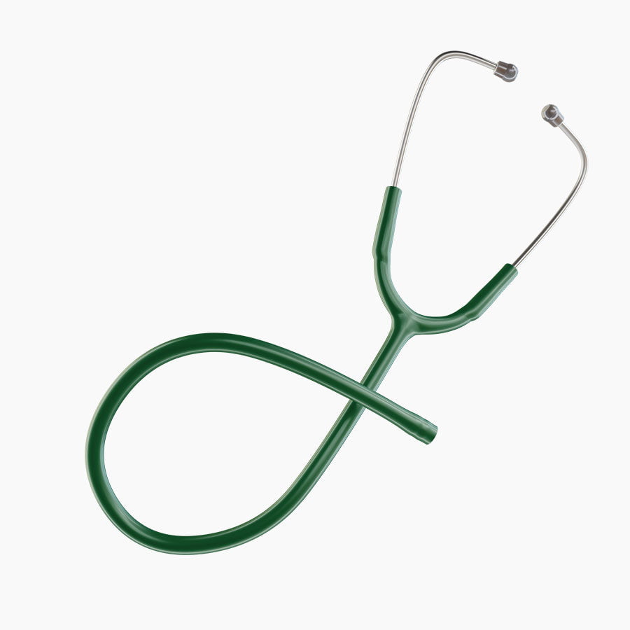Ultrascope Stethoscope Tubing Standard / Single Stethoscope Hunter Green Tubing Set