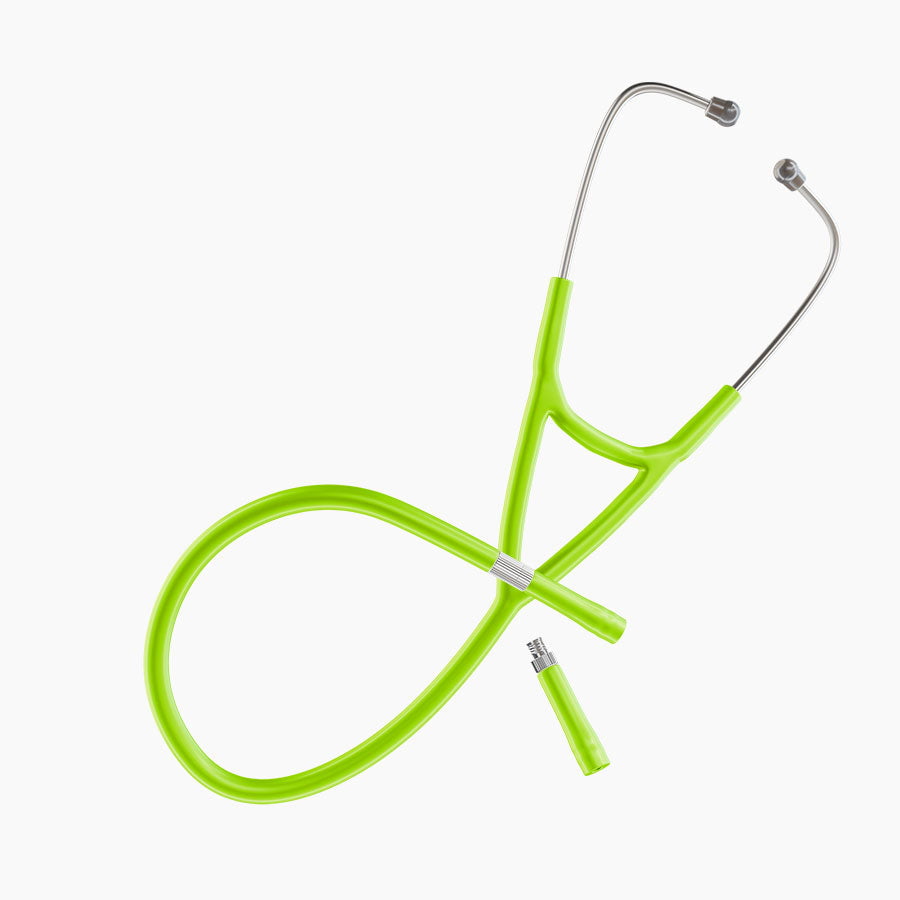 Ultrascope Stethoscope Tubing Cardiology / Duo Stethoscope Lime Green Tubing Set