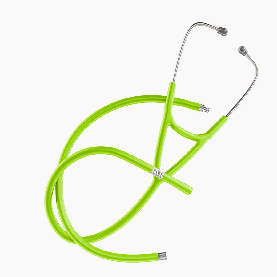 Ultrascope Stethoscope Tubing Cardiology / Extended Stethoscope Lime Green Tubing Set