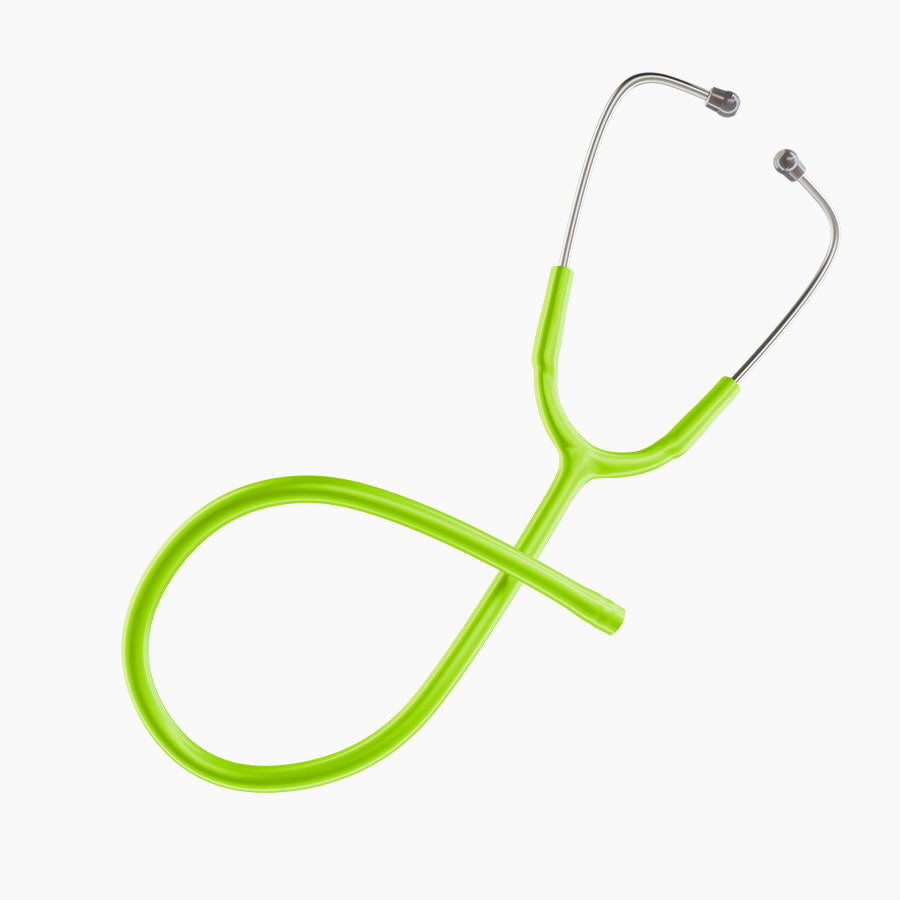 Ultrascope Stethoscope Tubing Standard / Single Stethoscope Lime Green Tubing Set