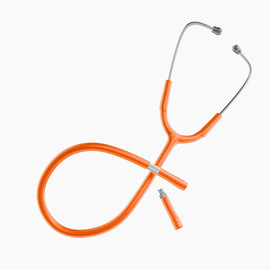 Ultrascope Stethoscope Tubing Stethoscope Orange Tubing Set
