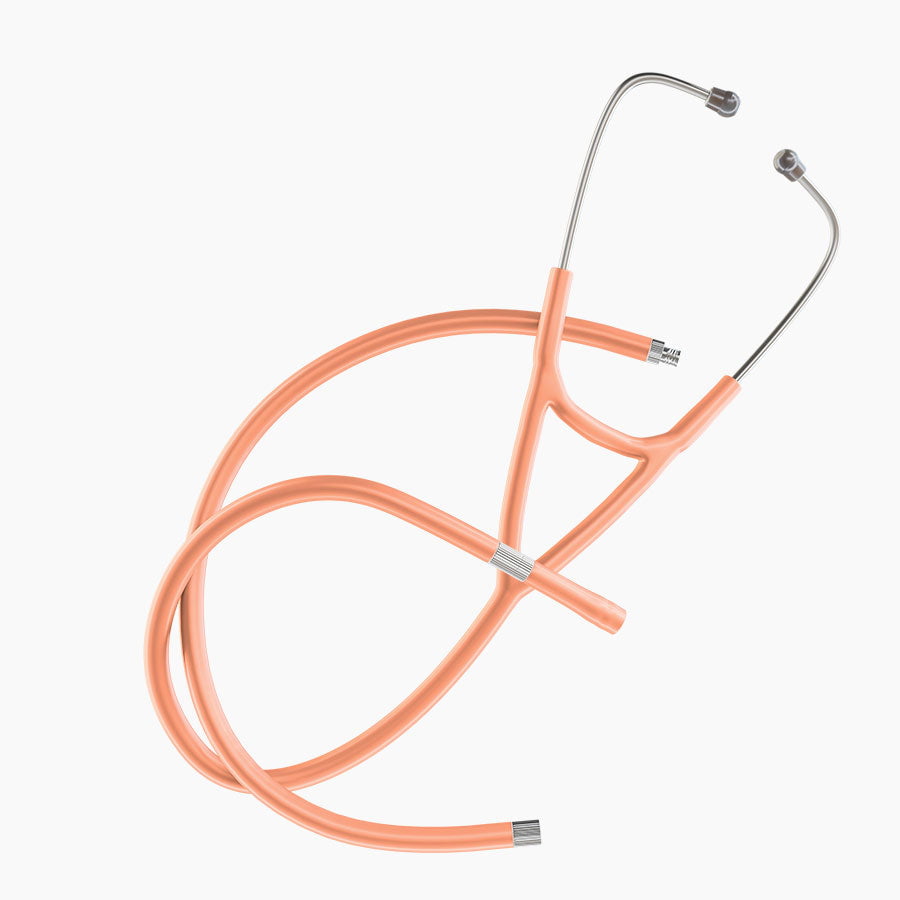 Ultrascope Stethoscope Tubing Cardiology / Extended Stethoscope Peach Tubing Set