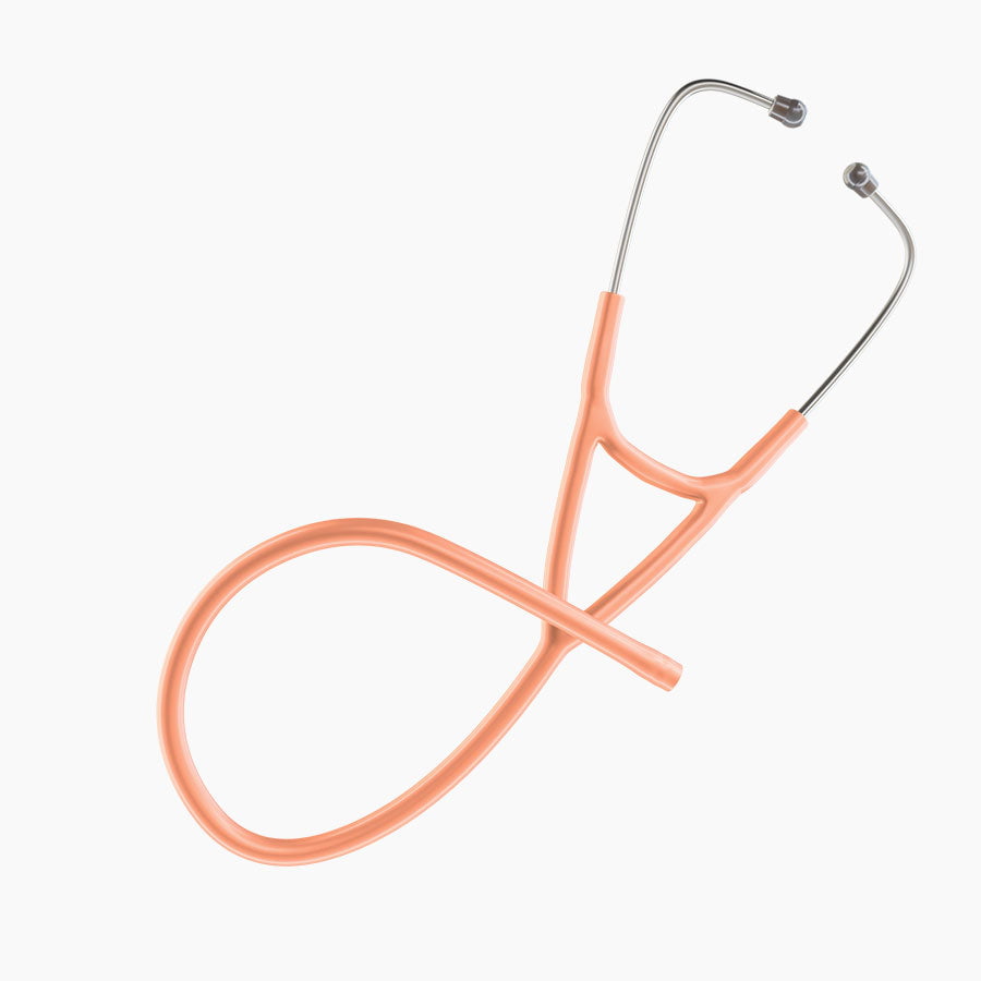 Ultrascope Stethoscope Tubing Cardiology / Single Stethoscope Peach Tubing Set