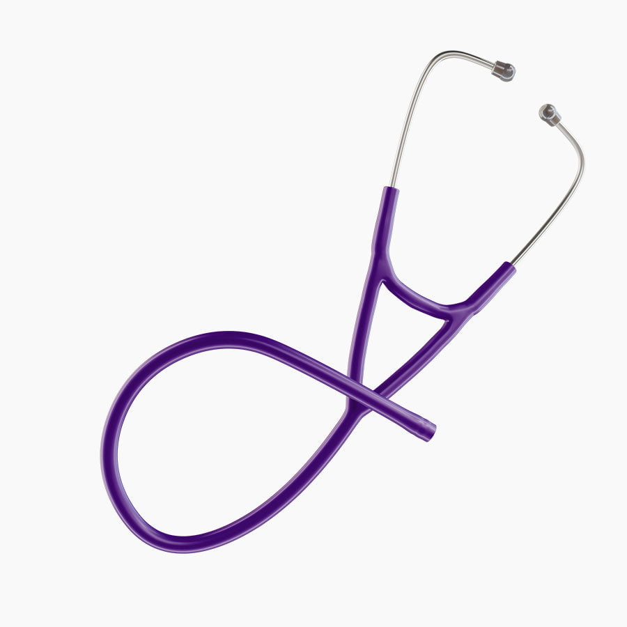 Ultrascope Stethoscope Tubing Cardiology / Single Stethoscope Purple Tubing Set