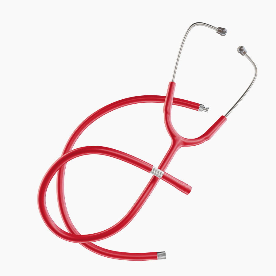 Ultrascope Stethoscope Tubing Standard / Extended Stethoscope Red Tubing Set