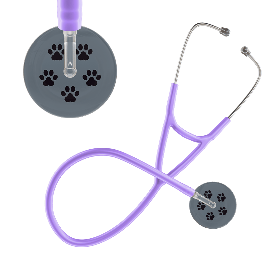 Paw Print Cardiology Stethoscope